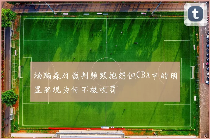 杨瀚森对裁判频频抱怨但CBA中的明显犯规为何不被吹罚